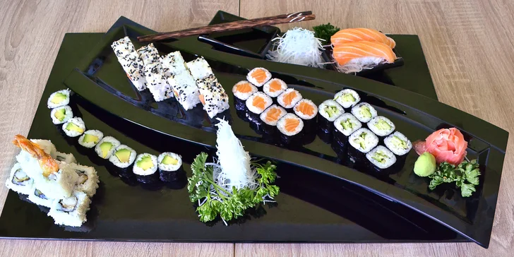 Sushi sety v bistru Vivi: vegetariánský i s rybami či polévkou miso