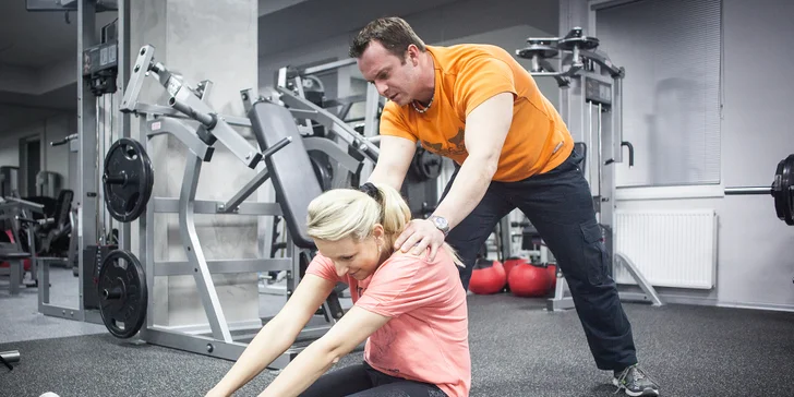 Osobní trenér ve fitness centru: 1 až 5 lekcí aktivního vedení tréninku