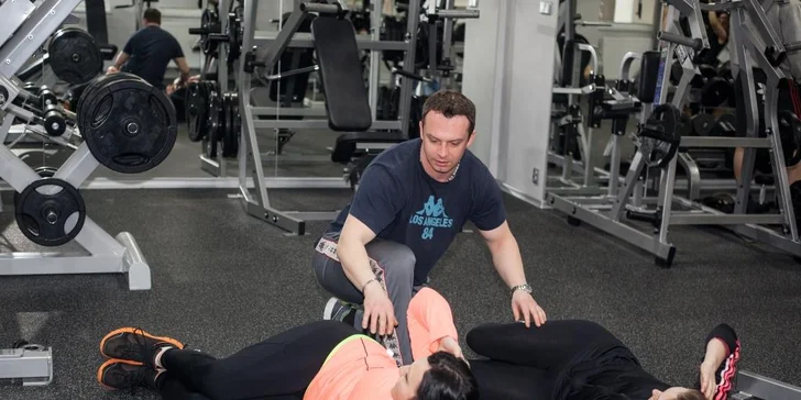 Osobní trenér ve fitness centru: 1 až 5 lekcí aktivního vedení tréninku