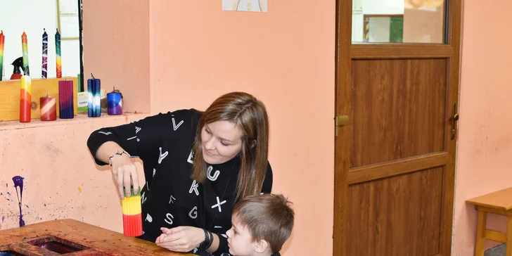 S pětiletým synem vyrazila tvořit mama blogerka Andrea Tengler. 
