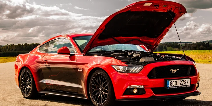 Zkroťte 850 koní: jízda ve Fordu Mustang GT Roush či pronájem na 24 hodin