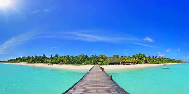 Pravá exotika v 4* resortu na Maledivách: 6–12 nocí, plná penze, spa a fitness