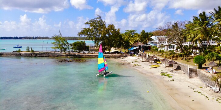 3* resort na Mauriciu: 6–12 nocí, polopenze, sladkovodní bazén a 2 vířivky
