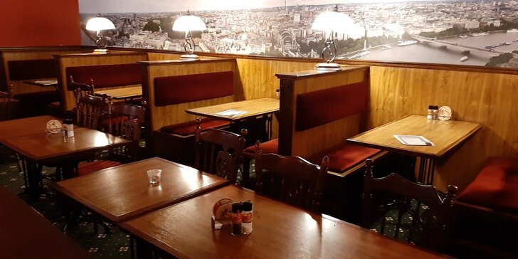 Tukan London Pub: plato s masem i přílohami pro partu v centru Brna