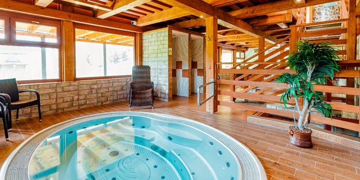 V rámci pobytu si užijete neobmedzený vstup do wellness.