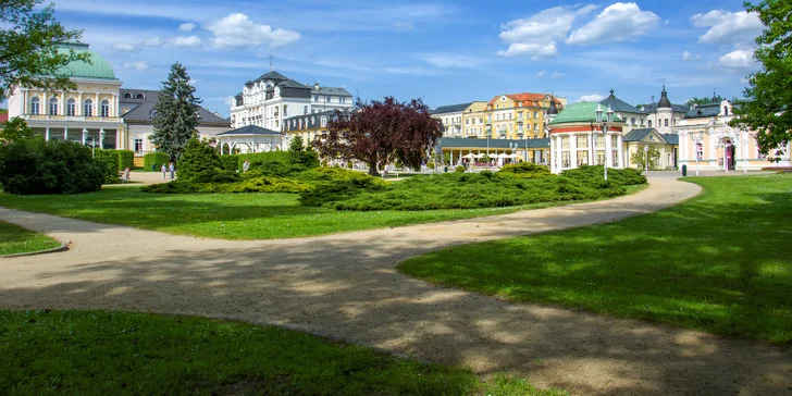 Relax ve Františkových Lázních včetně masáže, zábalu a polopenze