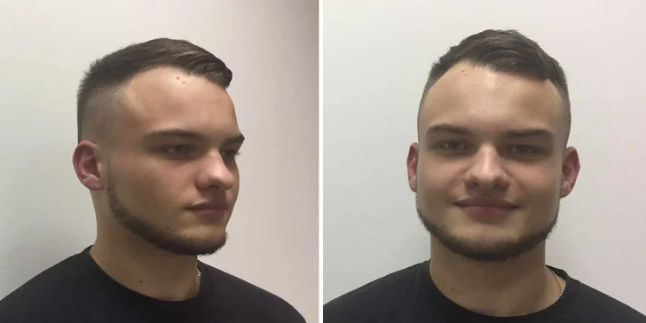 Pánský střih včetně masáže hlavy a závěrečného stylingu na Smíchově