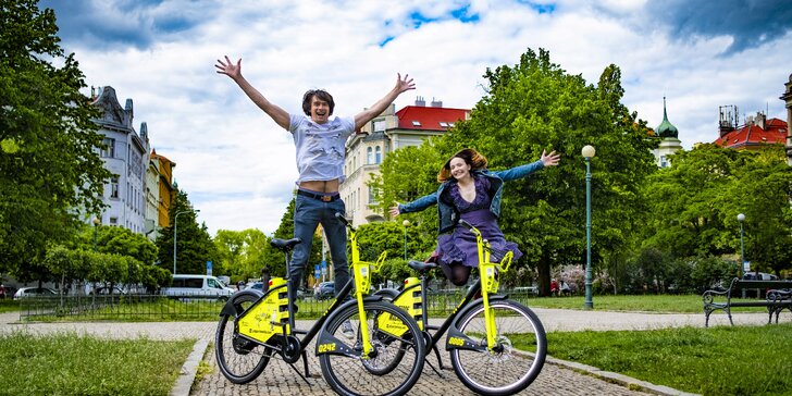 Bezstanicový bikesharing: 50 nebo 70 kreditů na půjčení elektrokola Freebike