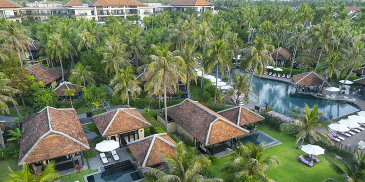 Přepychový 5* resort ve Vietnamu: 6–12 nocí, polopenze, bazén a vířivka