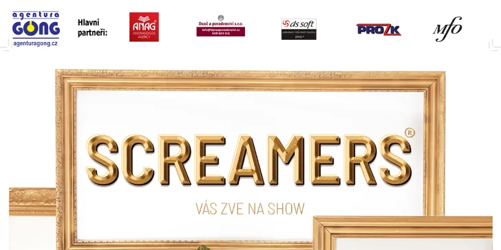 Vstupenka na travesti show skupiny Screamers: představení Smím prosit?