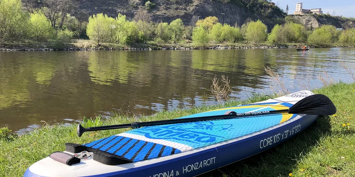 Zapůjčení paddleboardu na 1 hodinu nebo celou otevírací dobu pro 1 i 2 os.
