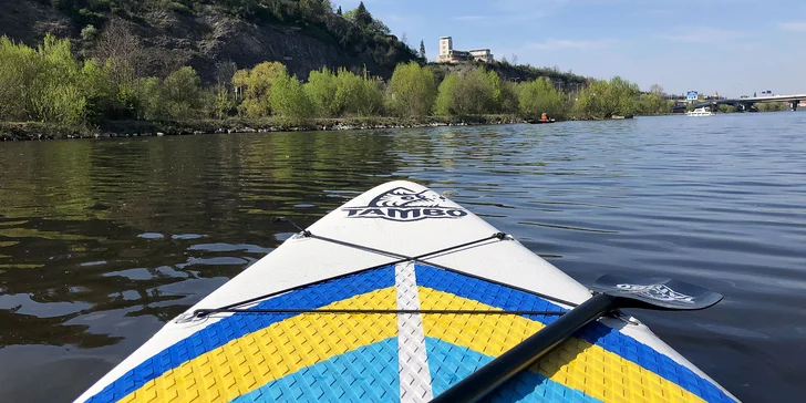 Zapůjčení paddleboardu na 1 hodinu nebo celou otevírací dobu pro 1 i 2 os.