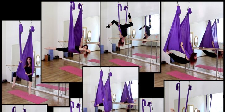 Protáhněte tělo: Lekce fly yogy - úžasného vzdušného cvičení