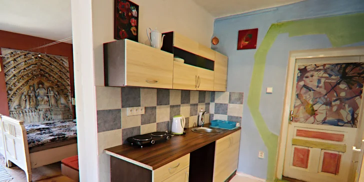 Ubytování v originálním mlýnském apartmánu pro milovníky kumštu