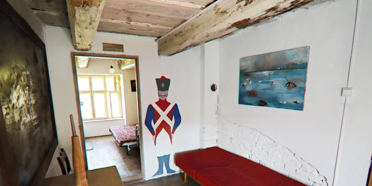 Ubytování v originálním mlýnském apartmánu pro milovníky kumštu