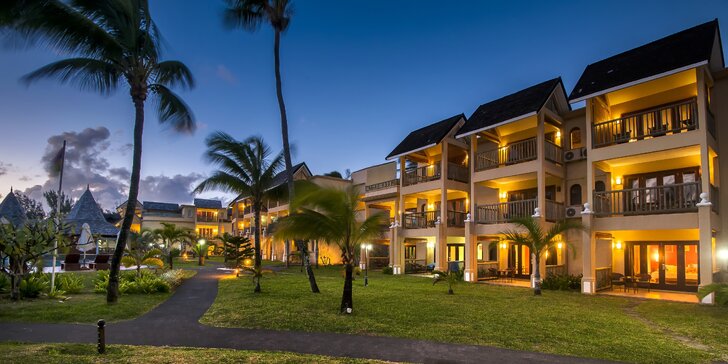 4* resort na Mauriciu: 6–12 nocí, polopenze, velký bazén, přímo na pláži
