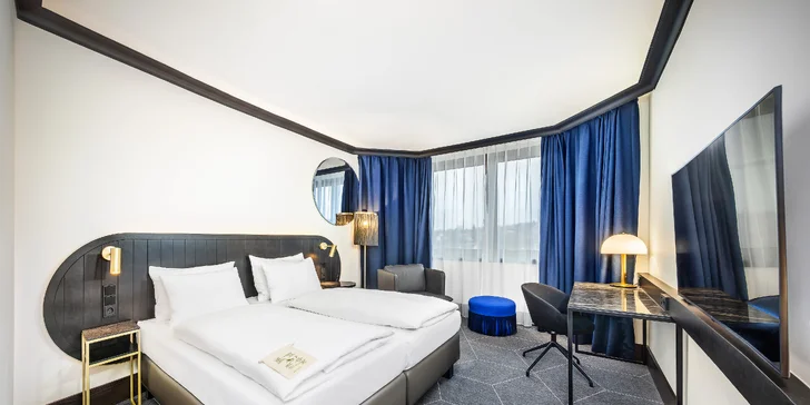 Hotel nabízí moderně vybavené pokoje Superior.