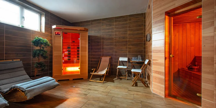 V ceně máte hodinový privátní vstup do wellness.