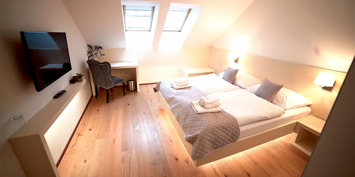 V líbezném rodinném hotelu je vše zařízeno moderně a vkusně. 