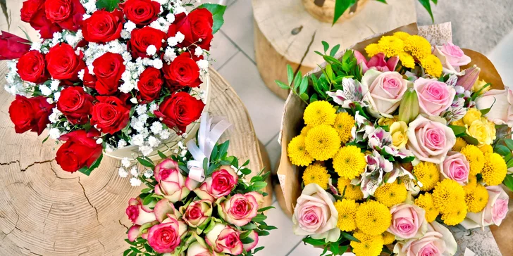Řekněte to květinou: flower boxy s růžemi nebo růžovo-žlutý pugét