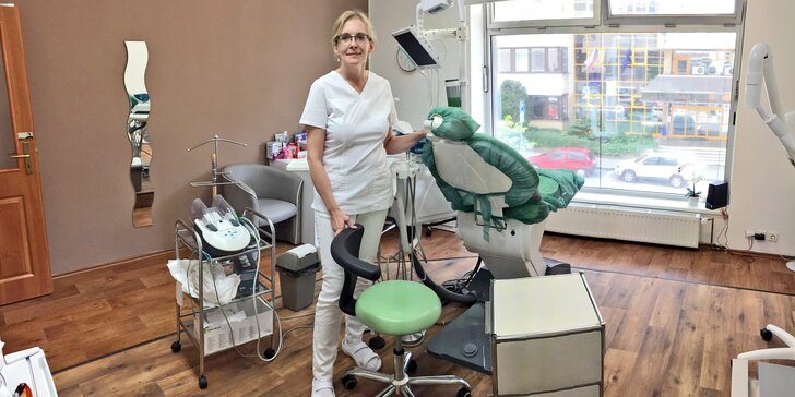 Profesionální dentální hygiena vč. ultrazvuku i airflow s možností bělení zubů