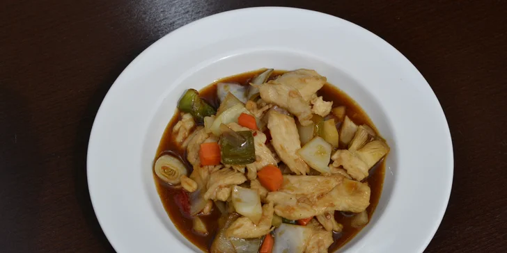 Otevřené vouchery v hodnotě 300–1200 Kč do asijské restaurace Mr. Wok