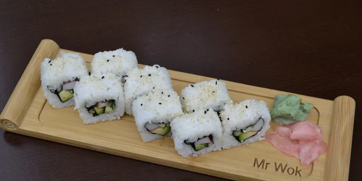 Otevřené vouchery v hodnotě 300–1200 Kč do asijské restaurace Mr. Wok