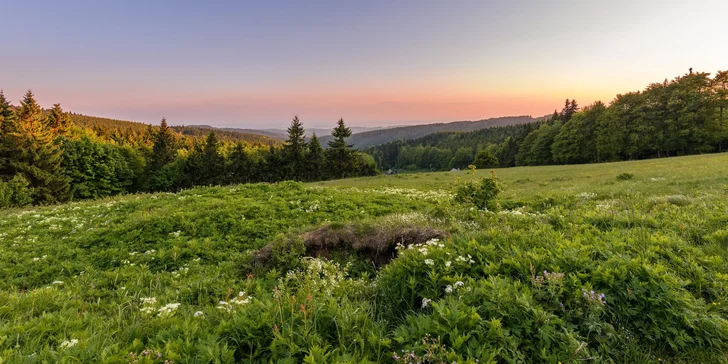 Až 15denní relax v Orlických horách: snídaně či polopenze i wellness