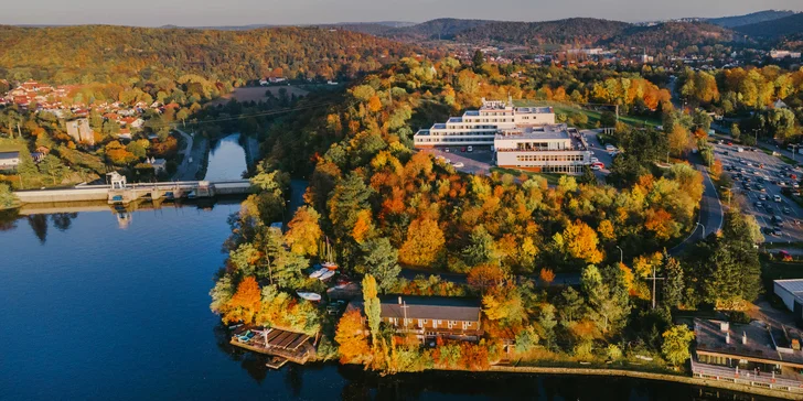 4* hotel u Brněnské přehrady: pokoj Deluxe, snídaně nebo polopenze a wellness