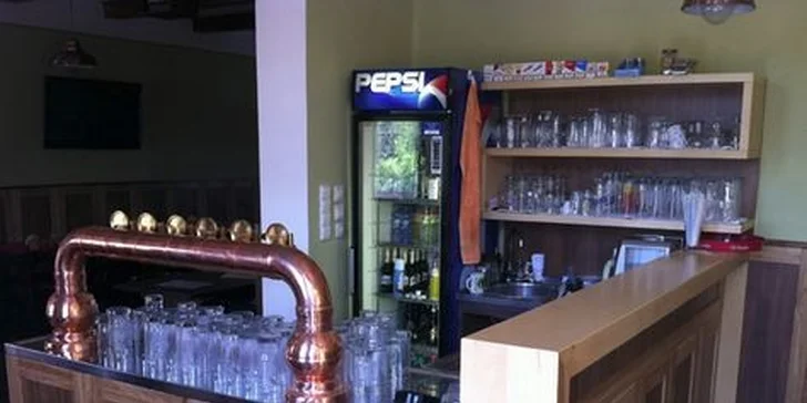 Minipivovar nabízí nefiltrovaná a nepasterizovaná piva plzeňského typu.