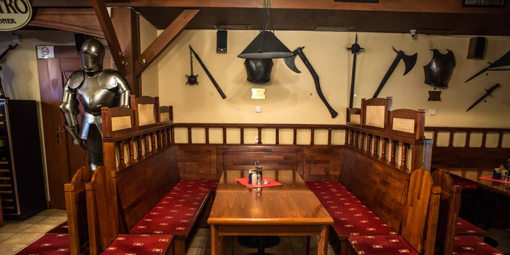 Smažený sýr se šunkou, hranolky nebo brambory a tatarka pro 1 i 2 osoby