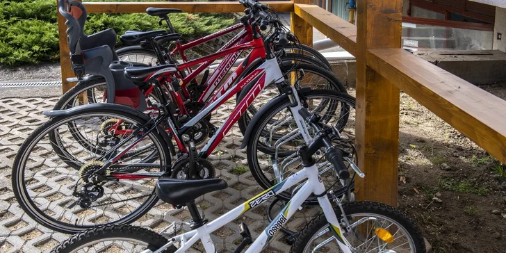 V hoteli si môžete zapožičať bicykle