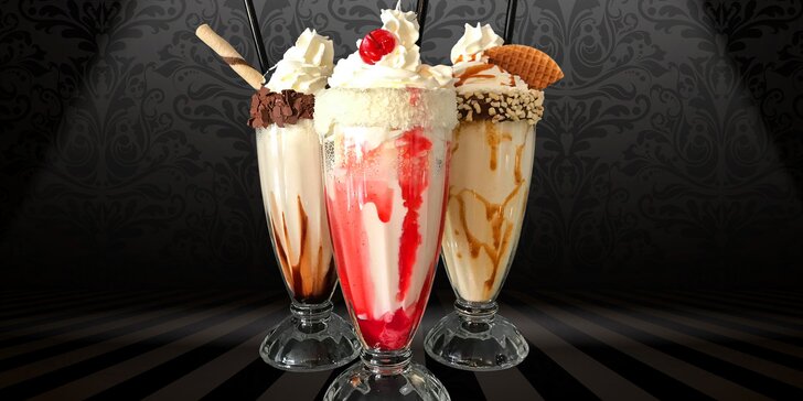 Zmrzlinový milkshake podle výběru nebo Aperol Spritz či Hugo Spritz