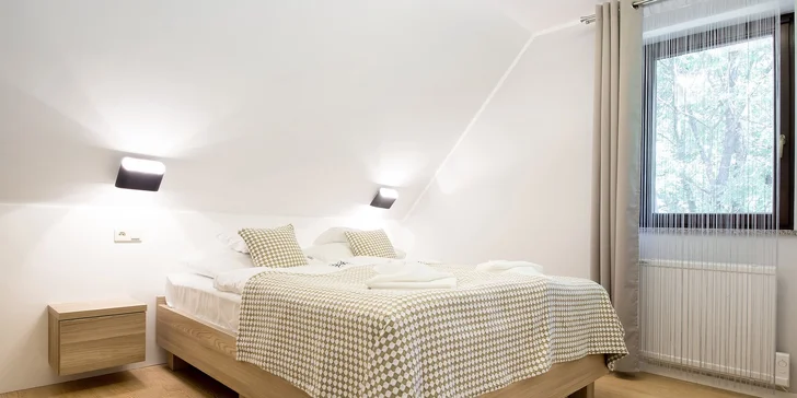Apartmány pro celou rodinu i partu přátel vč. snídaně a slevy do aquaparku