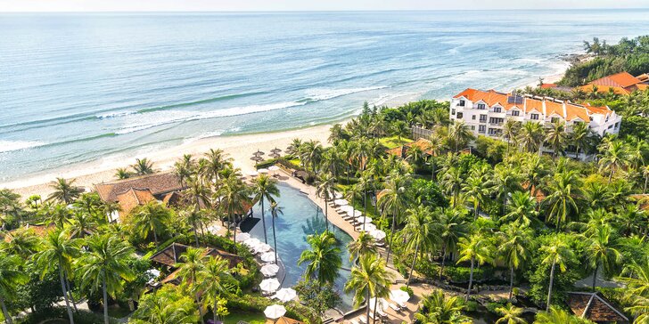 Přepychový 5* resort ve Vietnamu: 6–12 nocí, polopenze, bazén a vířivka
