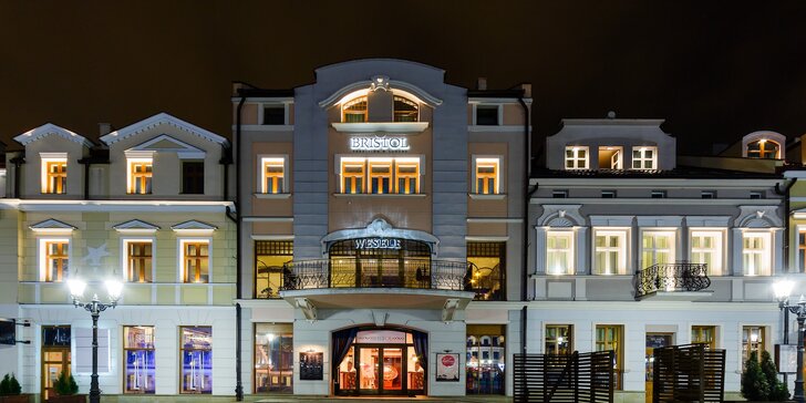Pobyt v luxusním 5* hotelu v polském Řešově: velké pokoje, snídaně, wellness