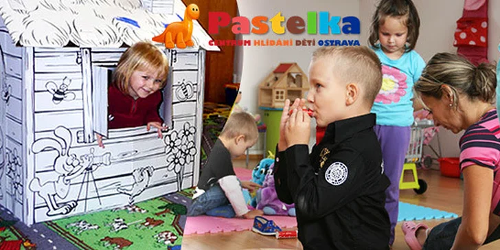 3 hodiny hlídání vašeho dítěte v Centru Pastelka