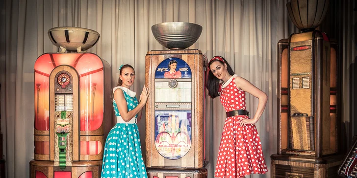 Vstupenka do muzea jukeboxů a pinballů vč. hracích tokenů pro děti i dospělé