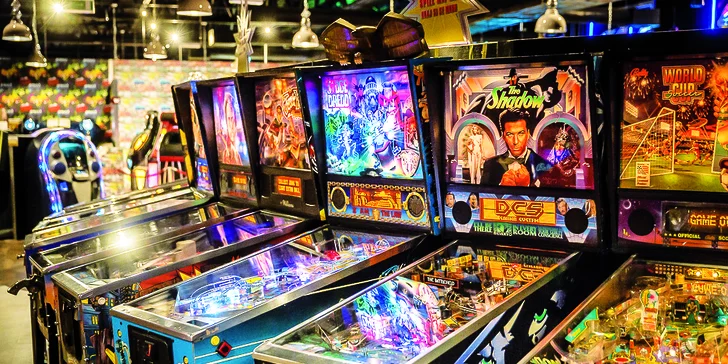 Vstupenka do muzea jukeboxů a pinballů vč. hracích tokenů pro děti i dospělé