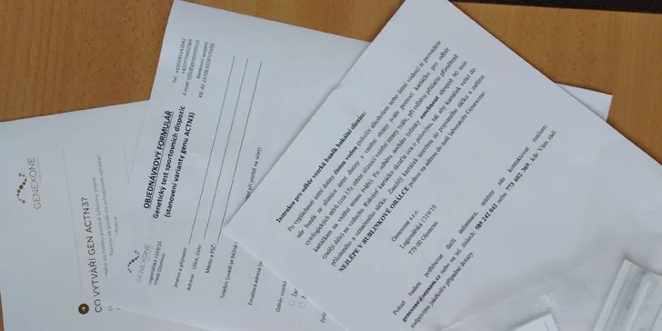 Genetický test sportovních dispozic s certifikátem: osobně či sada na odběr