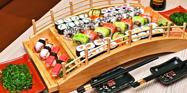 Sushi sety v restauraci Yosoki: ryby a zelenina, ale i chobotnice či závitky