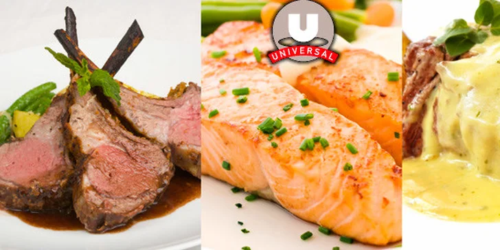 399 Kč za libovolné pochoutky z menu restaurantu Universal v hodnotě 1000 Kč. Skutečné delikatesy s vytříbeným francouzským šmrncem a slevou 60 %.