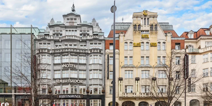 5hvězdičkový hotel v historickém centru Prahy vás ubytuje v elegantně zařízených pokojích.
