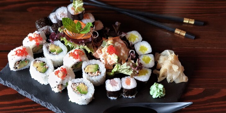 Sushi hody v blízkosti centra Brna: 29 nebo 51 speciálních kousků