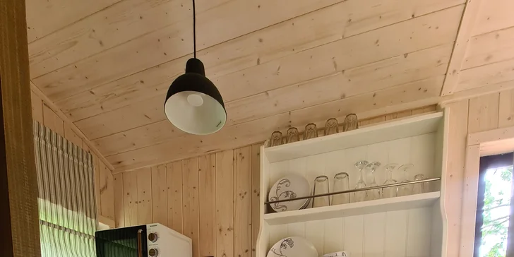 Stejně tak i vybavený kuchyňský kout.