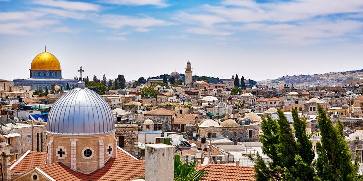 Izrael letecky na 4–5 dnů vč. ubytování a snídaně: Tel Aviv, Jeruzalém, Jericho