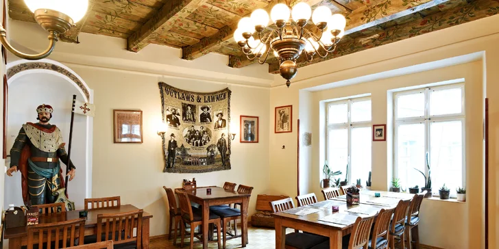 Steakové menu pro 2: rumpsteak či panenka i s vínem a předkrmem