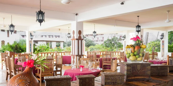 4* exotický resort na Zanzibaru: 6–12 nocí přímo na pláži, all inclusive, fitness