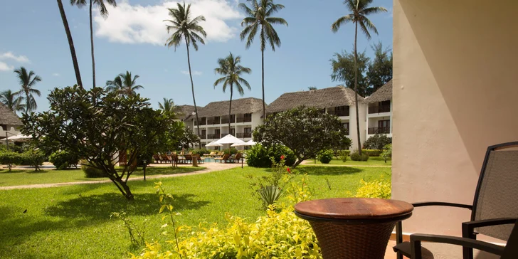 4* exotický resort na Zanzibaru: 6–12 nocí přímo na pláži, all inclusive, fitness