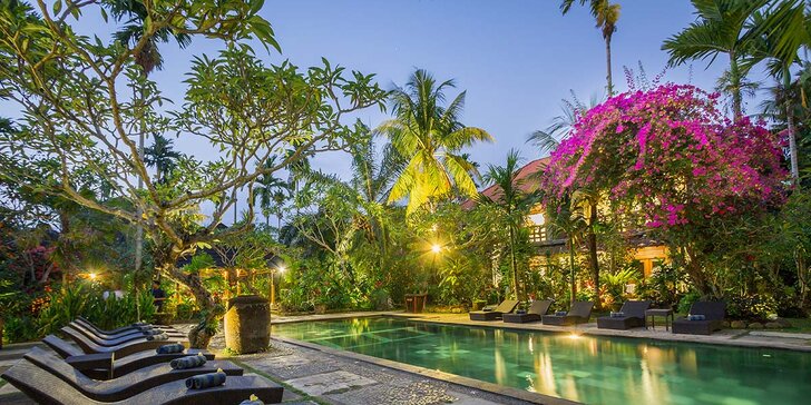 Pánská jízda na Bali: 9 nocí v 3* hotelech se snídaní, koupáním i raftingem